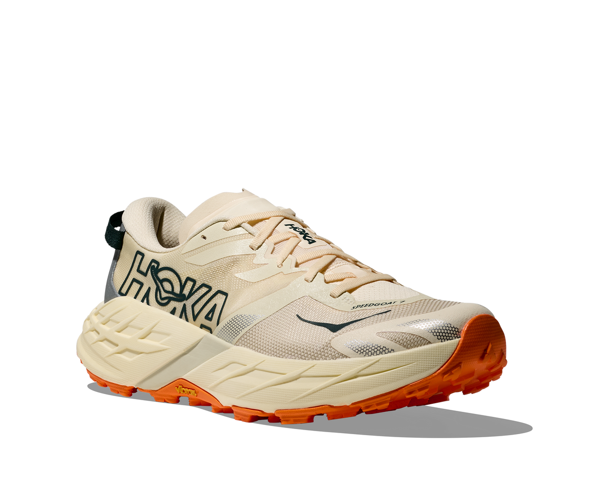 HOKA Men's Speedgoat 7 - VINTAGE YELLOW / TURMERIC