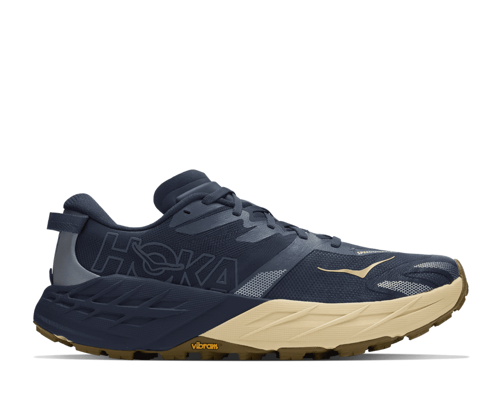 HOKA Men's Speedgoat 7 - VARSITY NAVY / BARLEY FLOUR