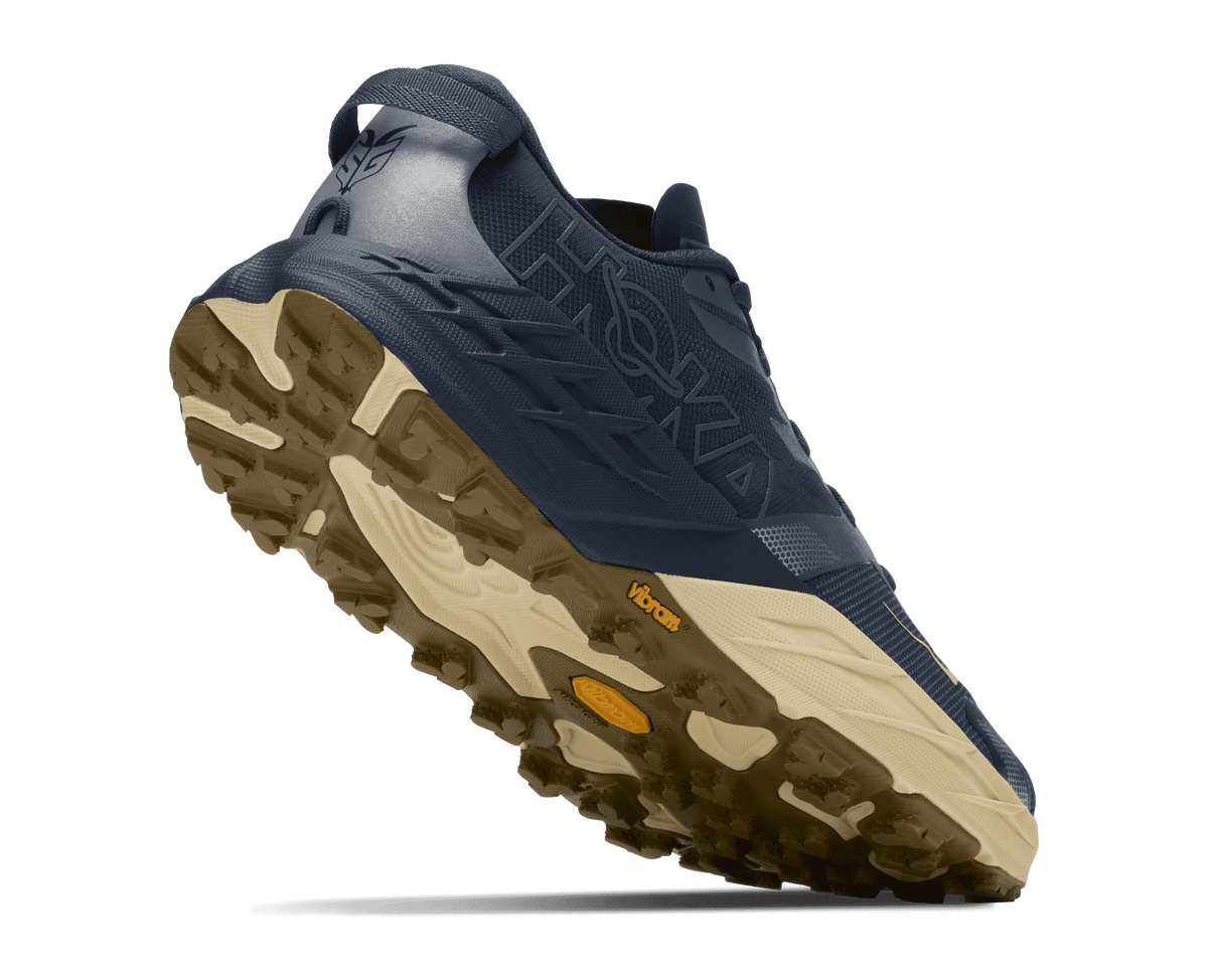 HOKA Men's Speedgoat 7 - VARSITY NAVY / BARLEY FLOUR