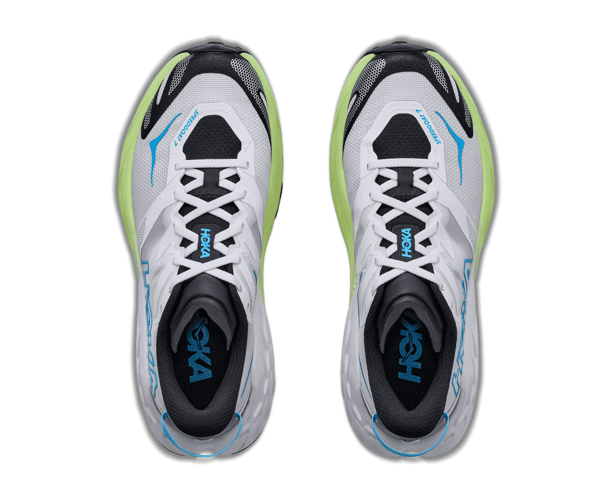 HOKA Women's Speedgoat 7 - FROST / NEON YUZU