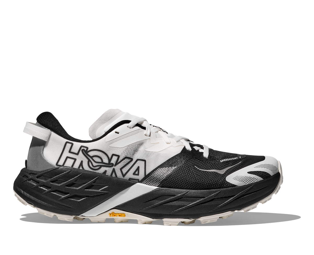 HOKA Women's Speedgoat 7 - BLACK / WHITE