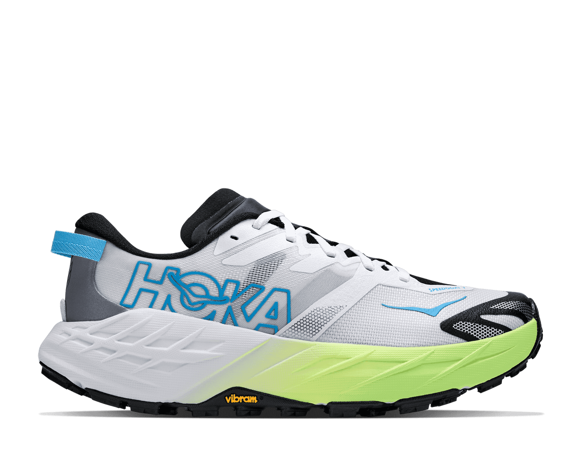 HOKA Women's Speedgoat 7 - FROST / NEON YUZU (Wide)
