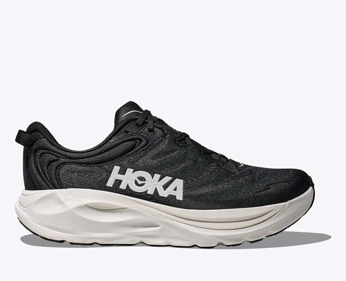 HOKA Men's Gaviota 6 - BLACK / WHITE (Extra Wide)