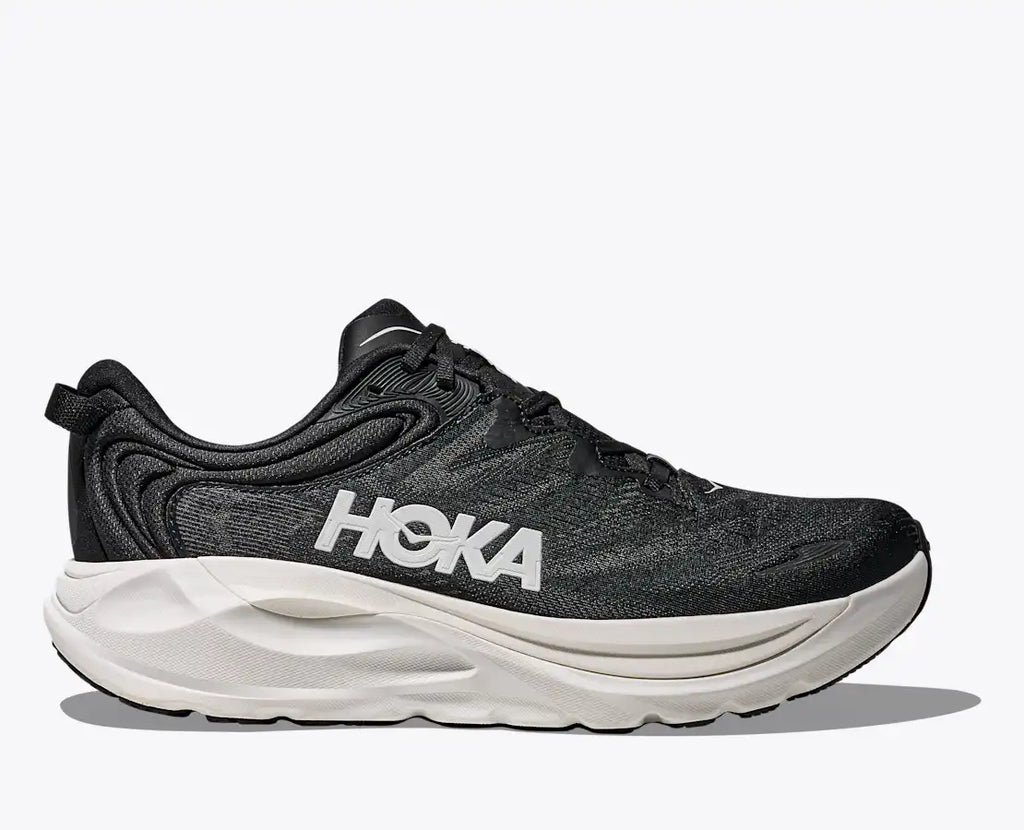 HOKA Men's Gaviota 6 - BLACK / WHITE (Wide)