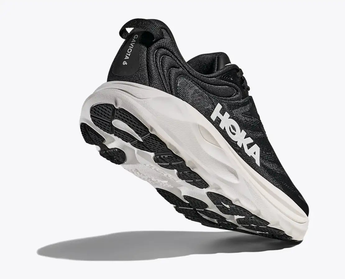 HOKA Men's Gaviota 6 - BLACK / WHITE (Extra Wide)