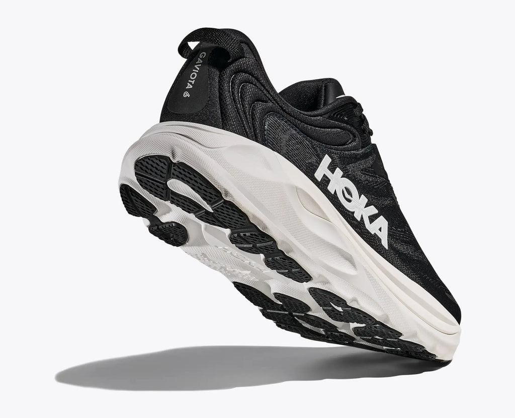HOKA Men's Gaviota 6 - BLACK / WHITE (Wide)