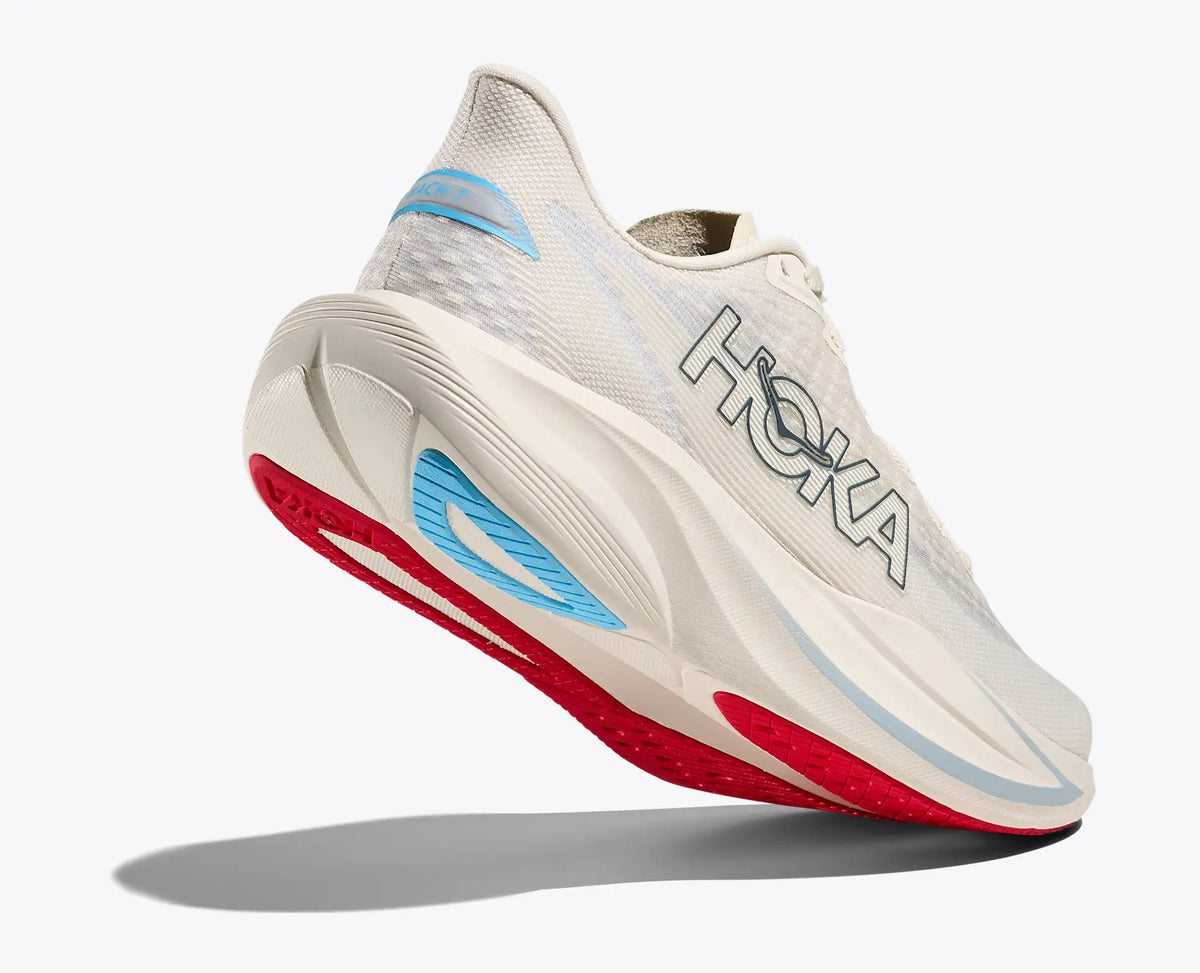 HOKA Women's Mach 7 - ALABASTER / SOARING BLUE (Wide)