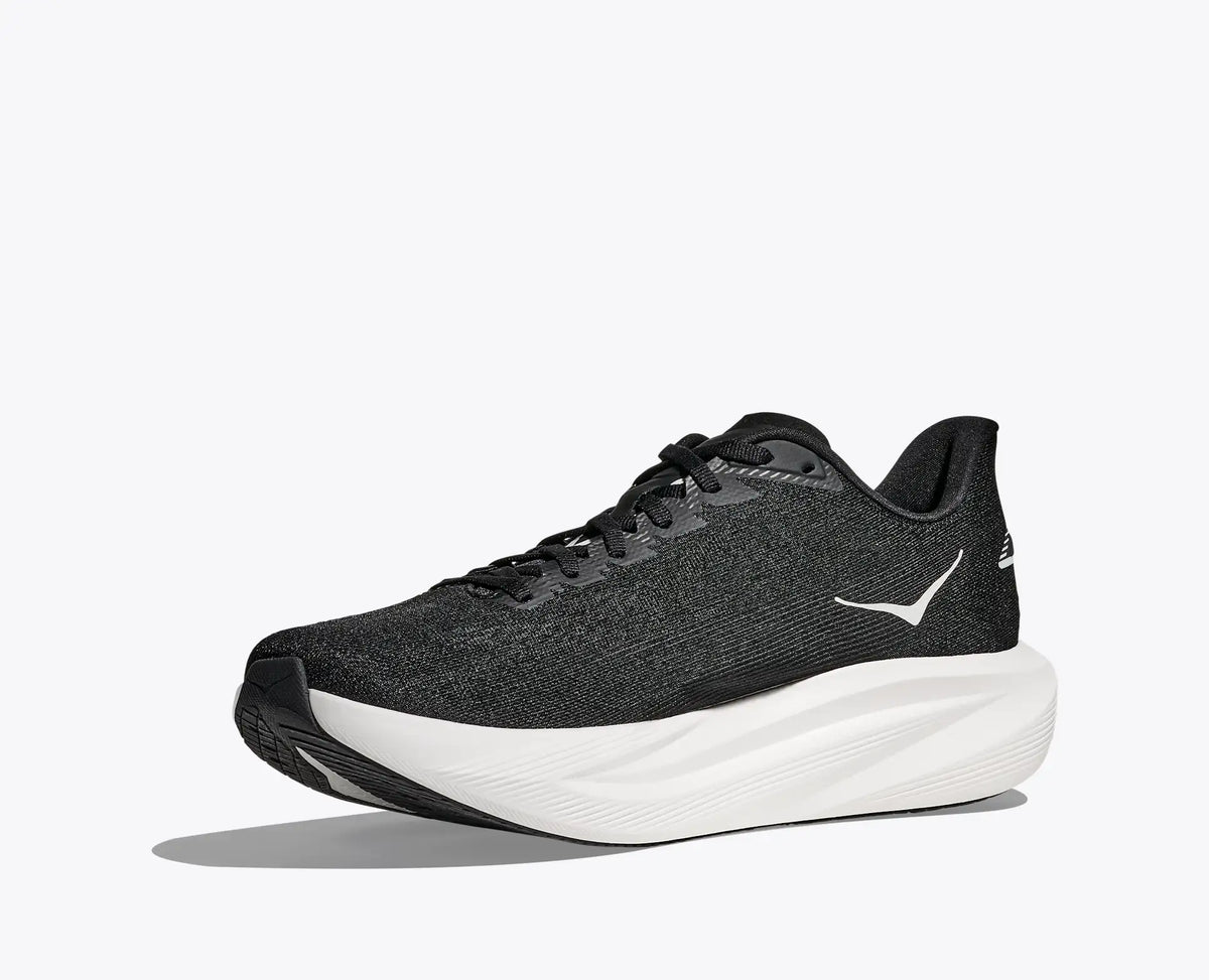 HOKA Women's Mach 7 - BLACK / WHITE