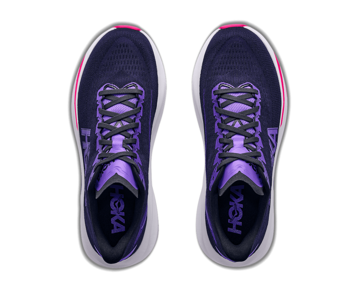 HOKA Women's Mach 7 - CARBON BLACK / COSMIC PURPLE