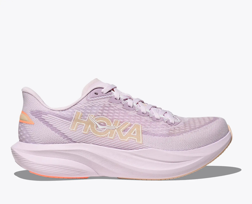 HOKA Women's Mach 7 - LILAC CREAM / TANGERINE GLOW
