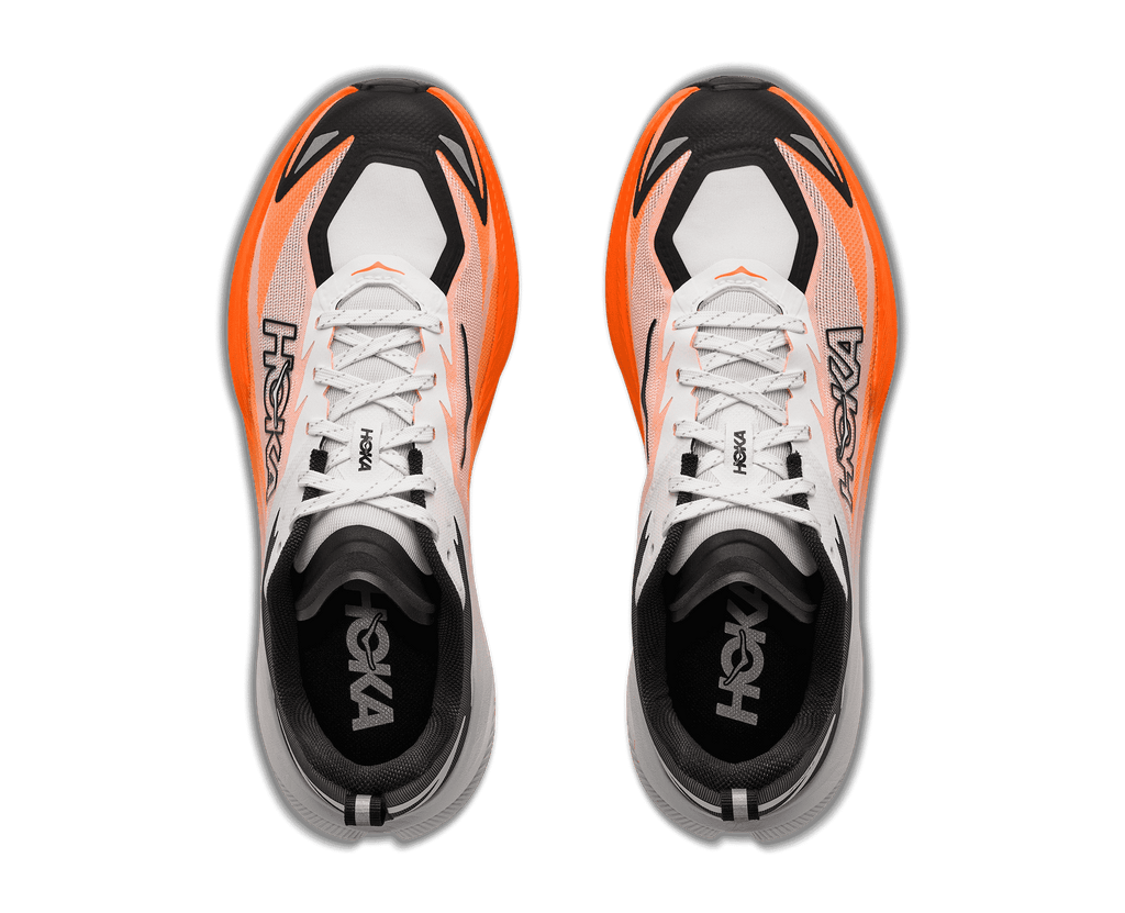 HOKA Men's Zinal 3 - FROST / NEON TANGERINE