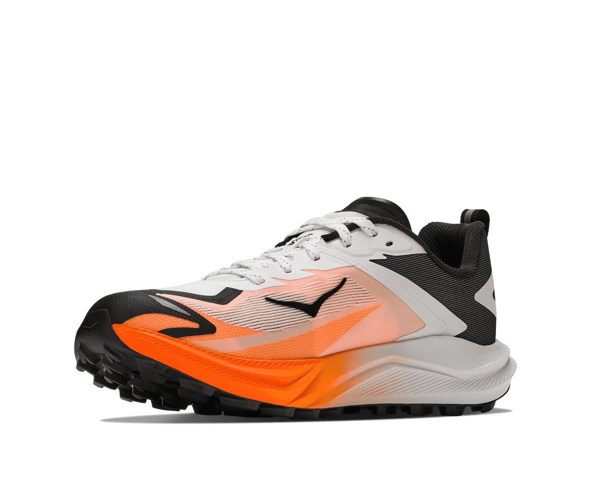 HOKA Men's Zinal 3 - FROST / NEON TANGERINE