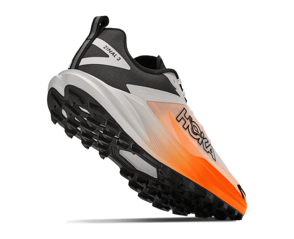 HOKA Men's Zinal 3 - FROST / NEON TANGERINE