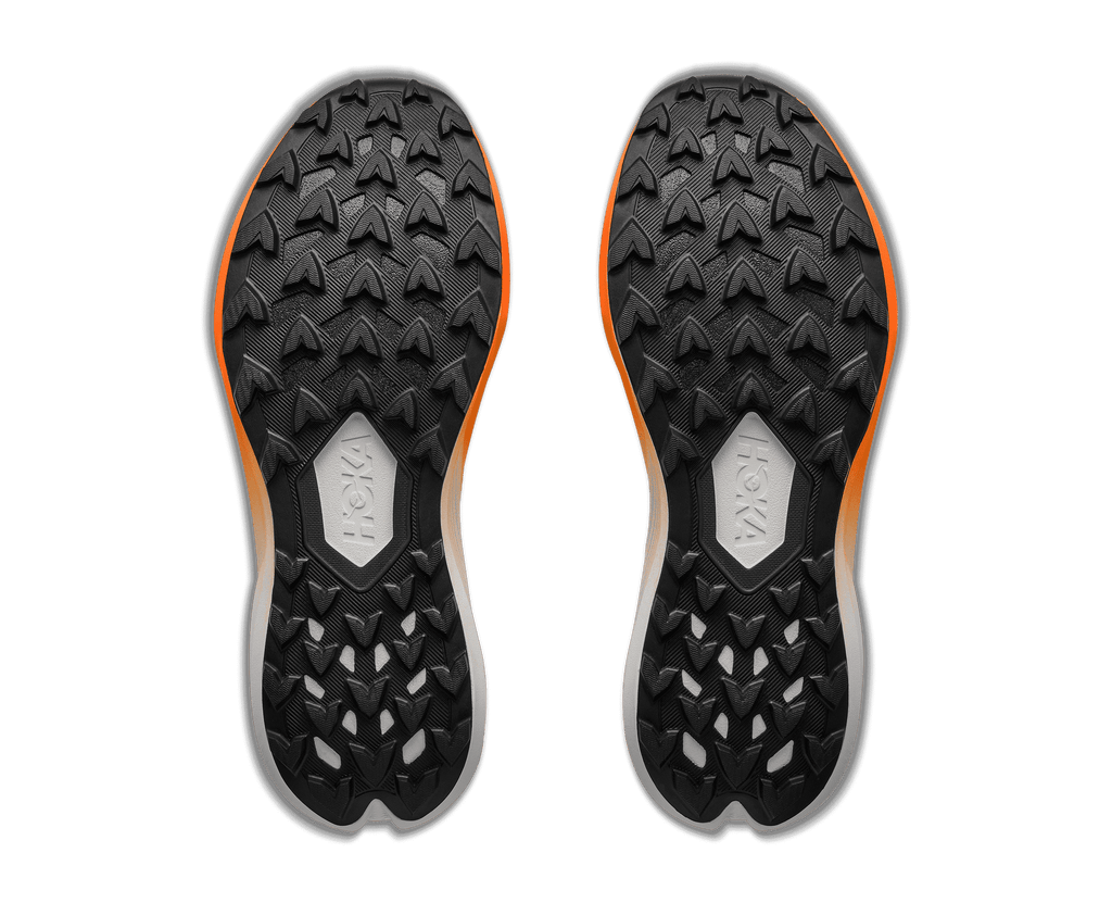 HOKA Men's Zinal 3 - FROST / NEON TANGERINE
