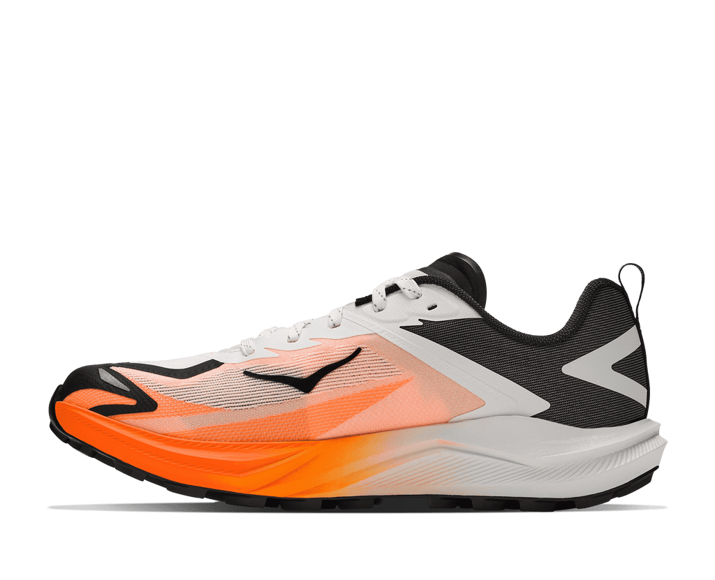 HOKA Men's Zinal 3 - FROST / NEON TANGERINE