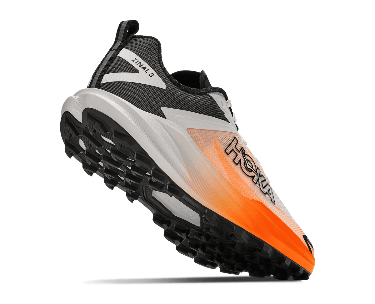 HOKA Women's Zinal 3 - FROST / NEON TANGERINE
