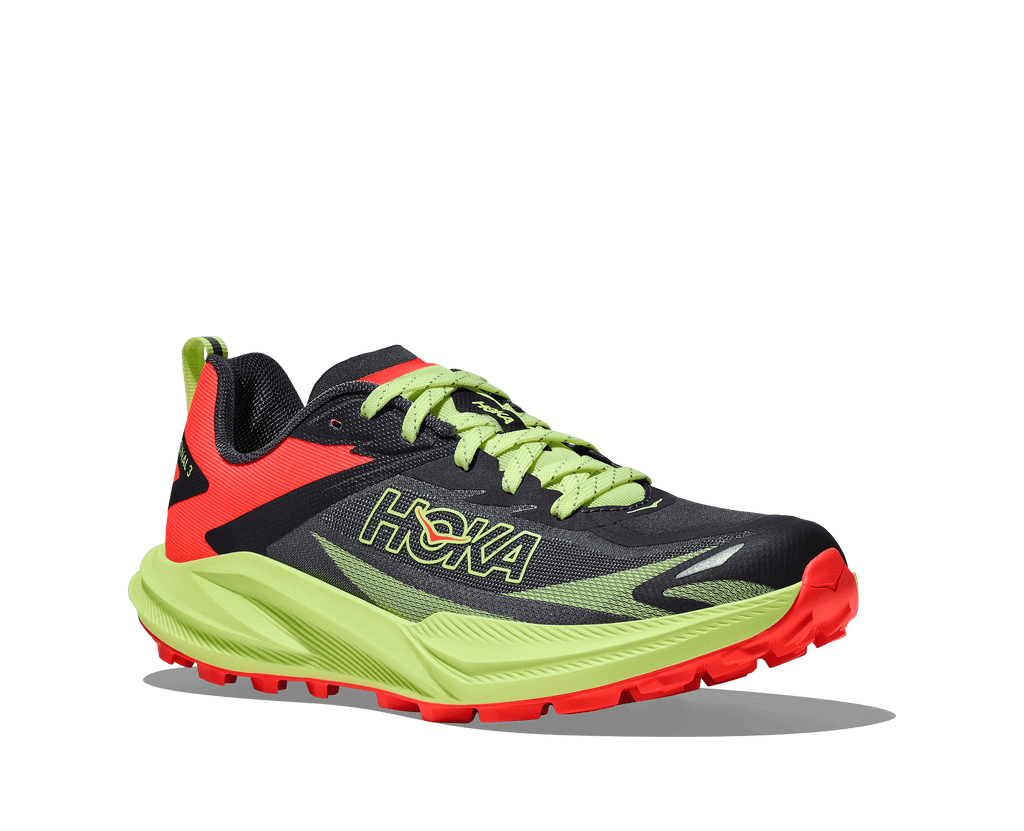 HOKA Women's Zinal 3 - SQUID INK / NEON YUZU