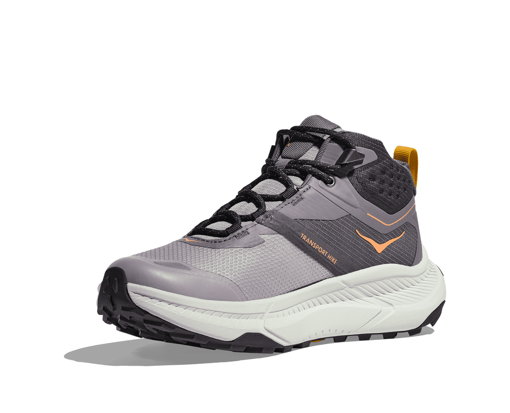 HOKA Women's Transport Hike GTX - GREY SKIES / SEA GLASS