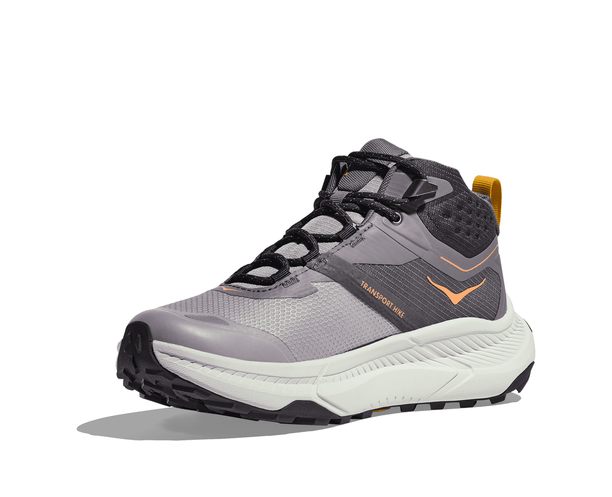 HOKA Women's Transport Hike GTX - GREY SKIES / SEA GLASS