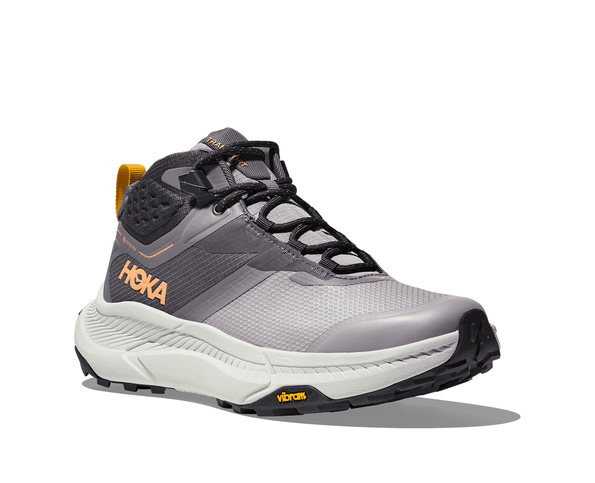 HOKA Women's Transport Hike GTX - GREY SKIES / SEA GLASS