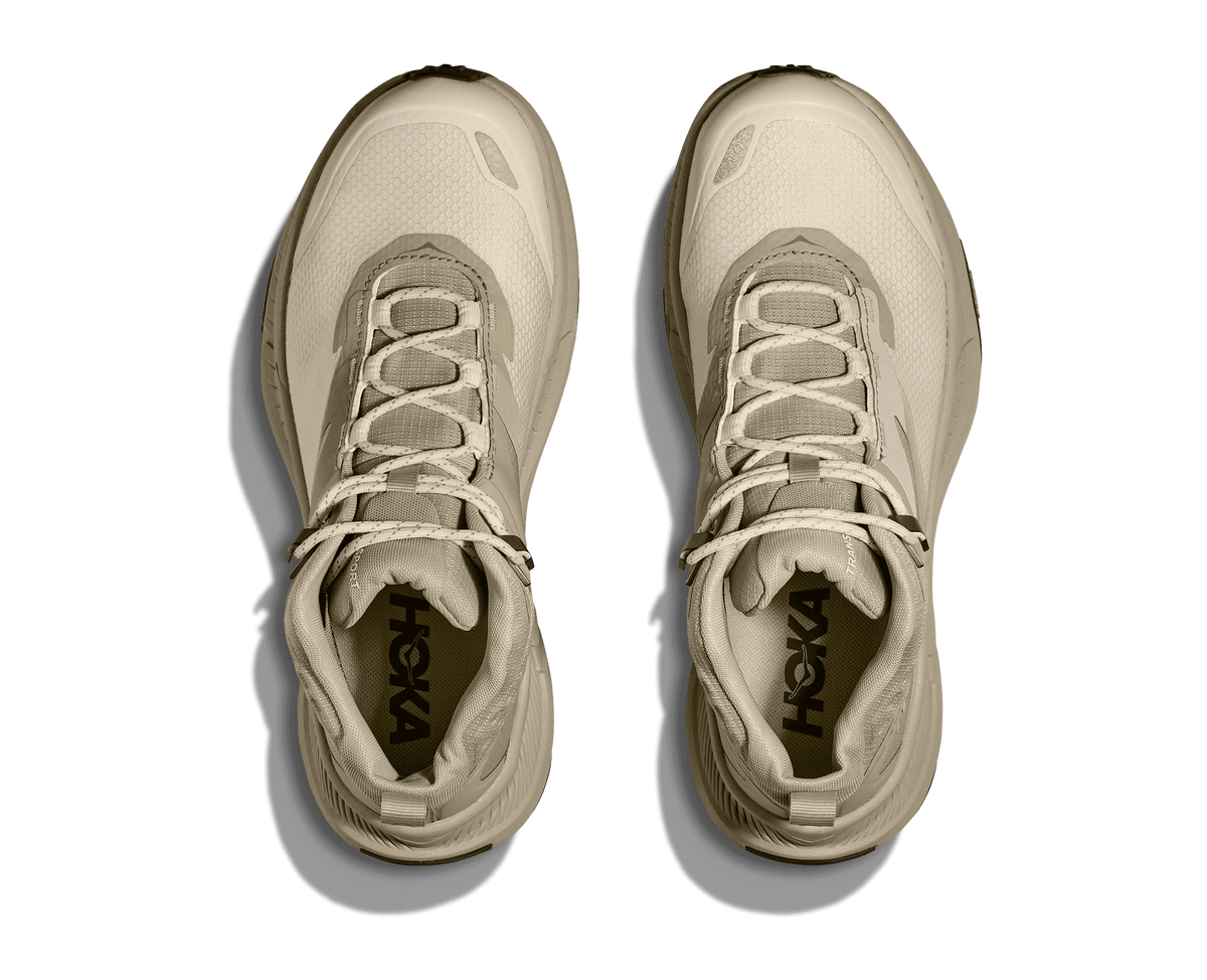 HOKA Women's Transport Hike GTX - OYSTER MUSHROOM / VINTAGE YELLOW