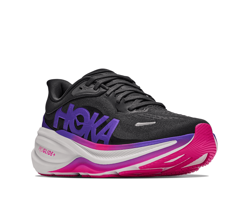 HOKA Women's Clifton Pro - CARBON BLACK / COSMIC PURPLE