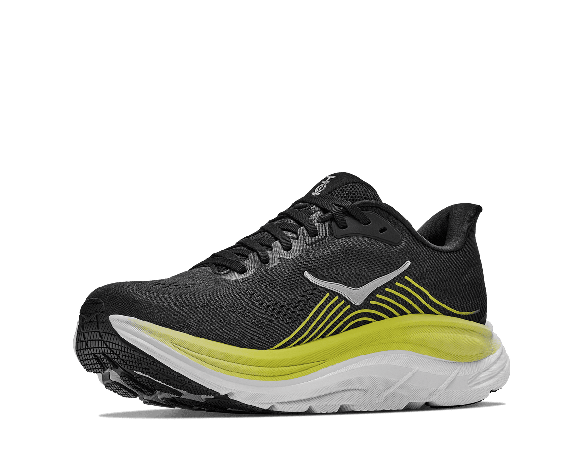 HOKA Men's Clifton 11 - BLACK / COSMIC GREY