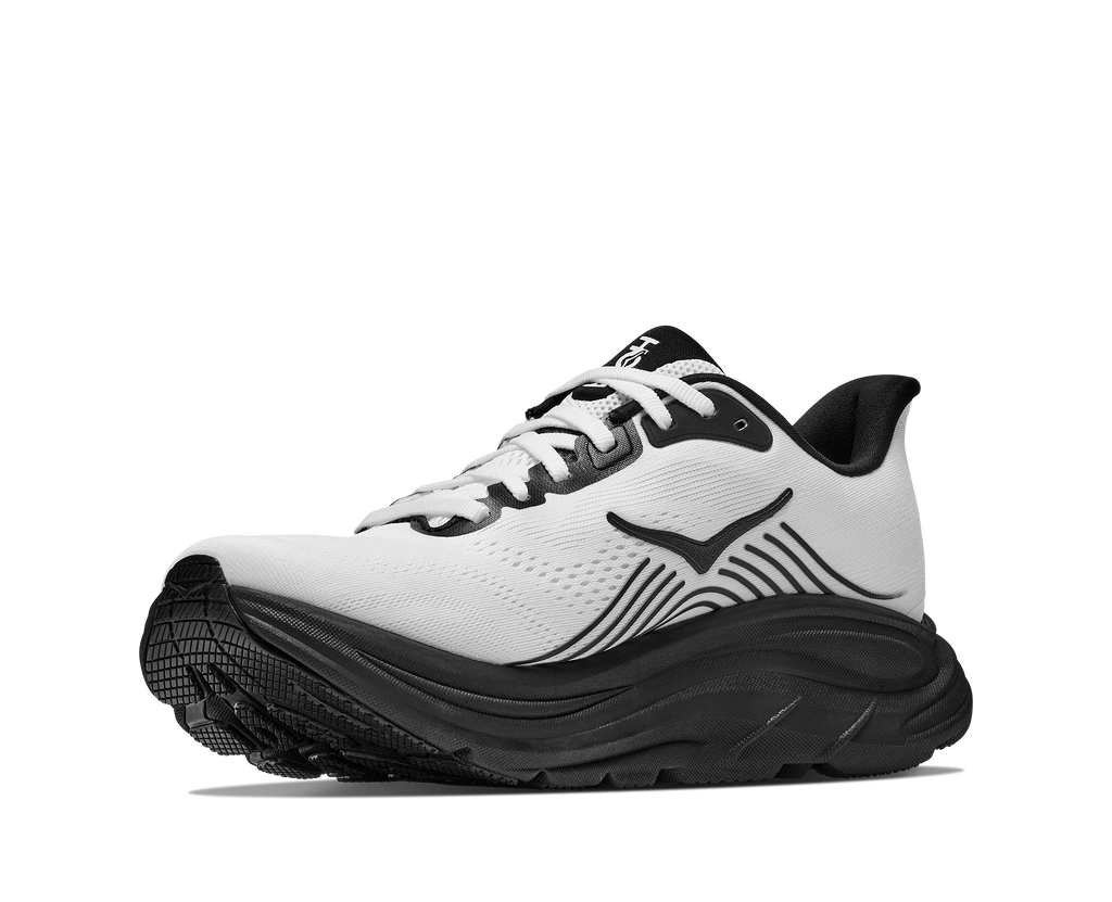 HOKA Women's CLIFTON 11 - WHITE / BLACK