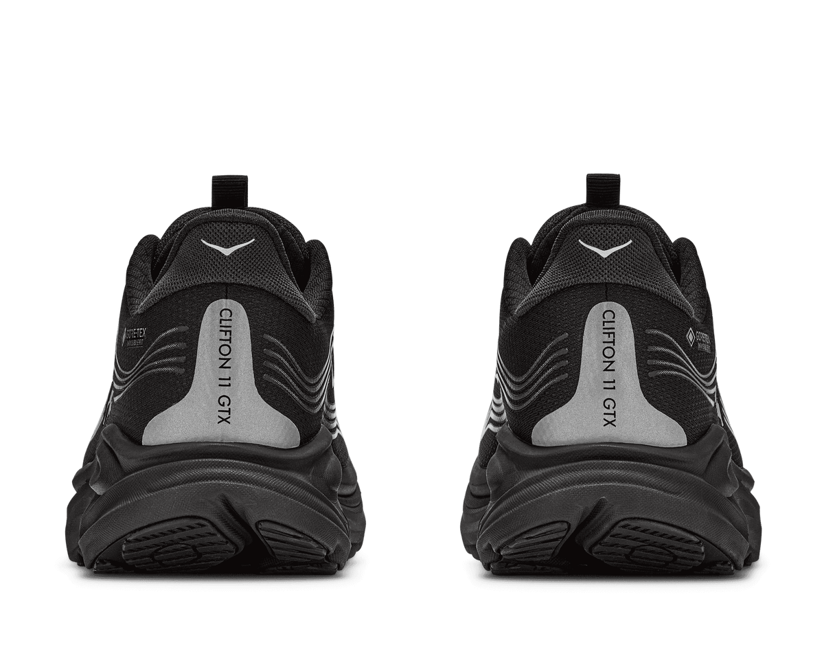 HOKA Men's Clifton 11 GTX - BLACK / BLACK