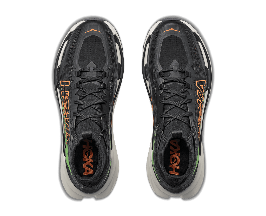 HOKA Men's Tecton X 4 - BLACK / NEON GREEN