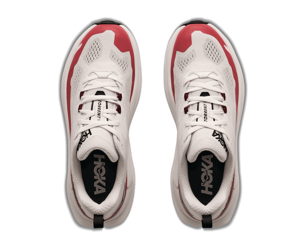 HOKA Women's Torrent 5 - ALABASTER / BURNT RED