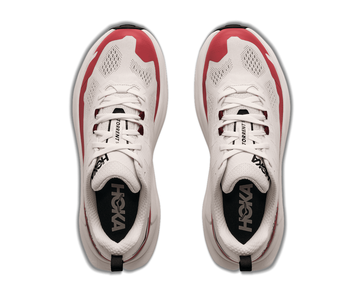HOKA Women's Torrent 5 - ALABASTER / BURNT RED