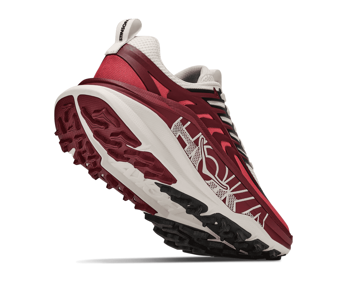 HOKA Women's Stinson 8 - ALABASTER / VARSITY BURGUNDY