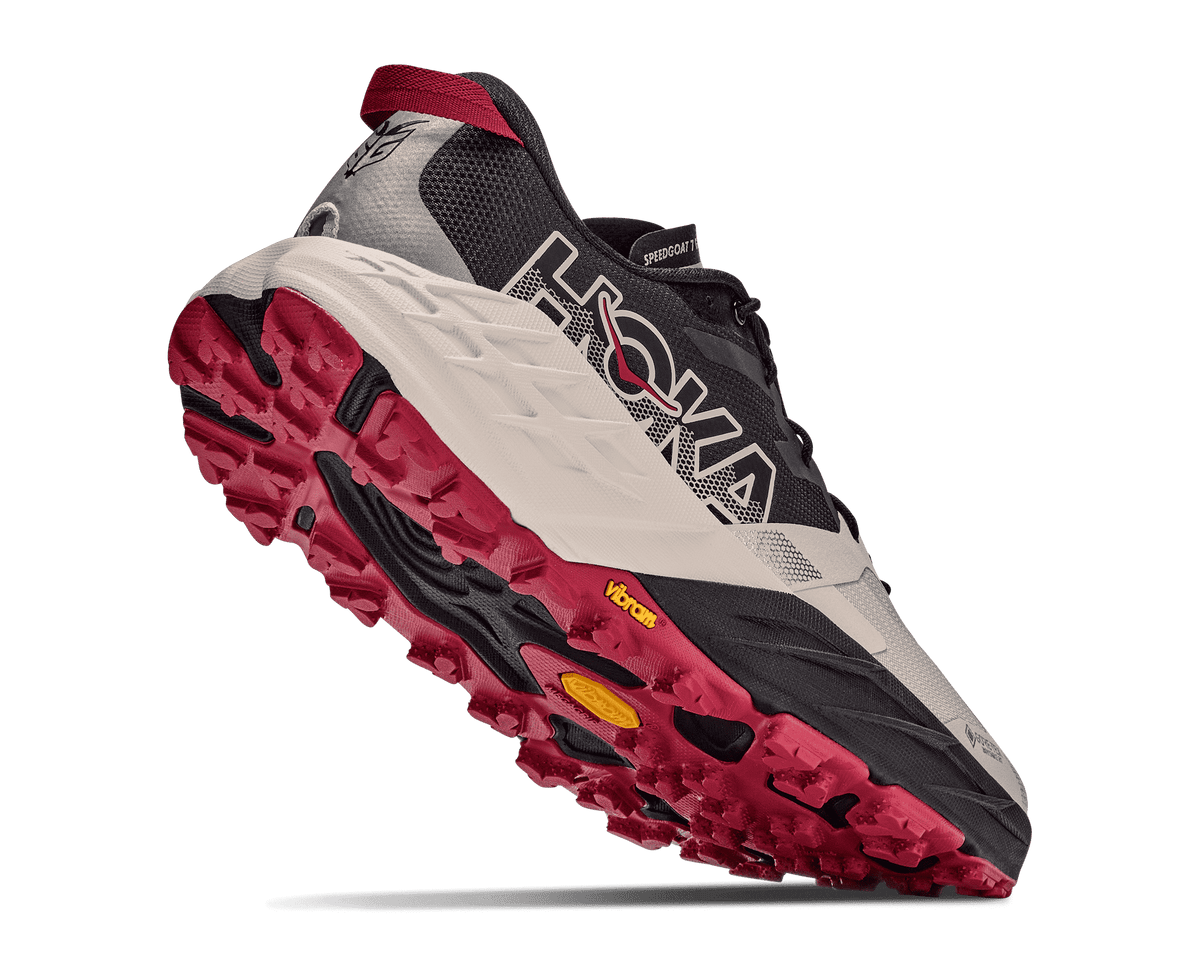 HOKA Men's Speedgoat 7 - BLACK / RIVER ROCK GREY
