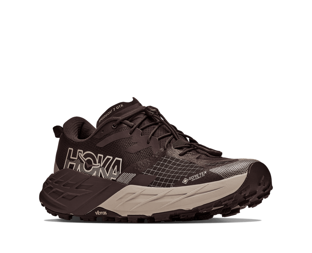 HOKA Men's Speedgoat 7 - SPICED CHOCOLATE / RIVER ROCK GREY