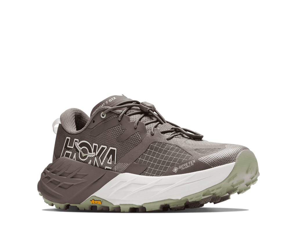 HOKA Women's Speedgoat 7 - PEBBLE GREY / ALABASTER
