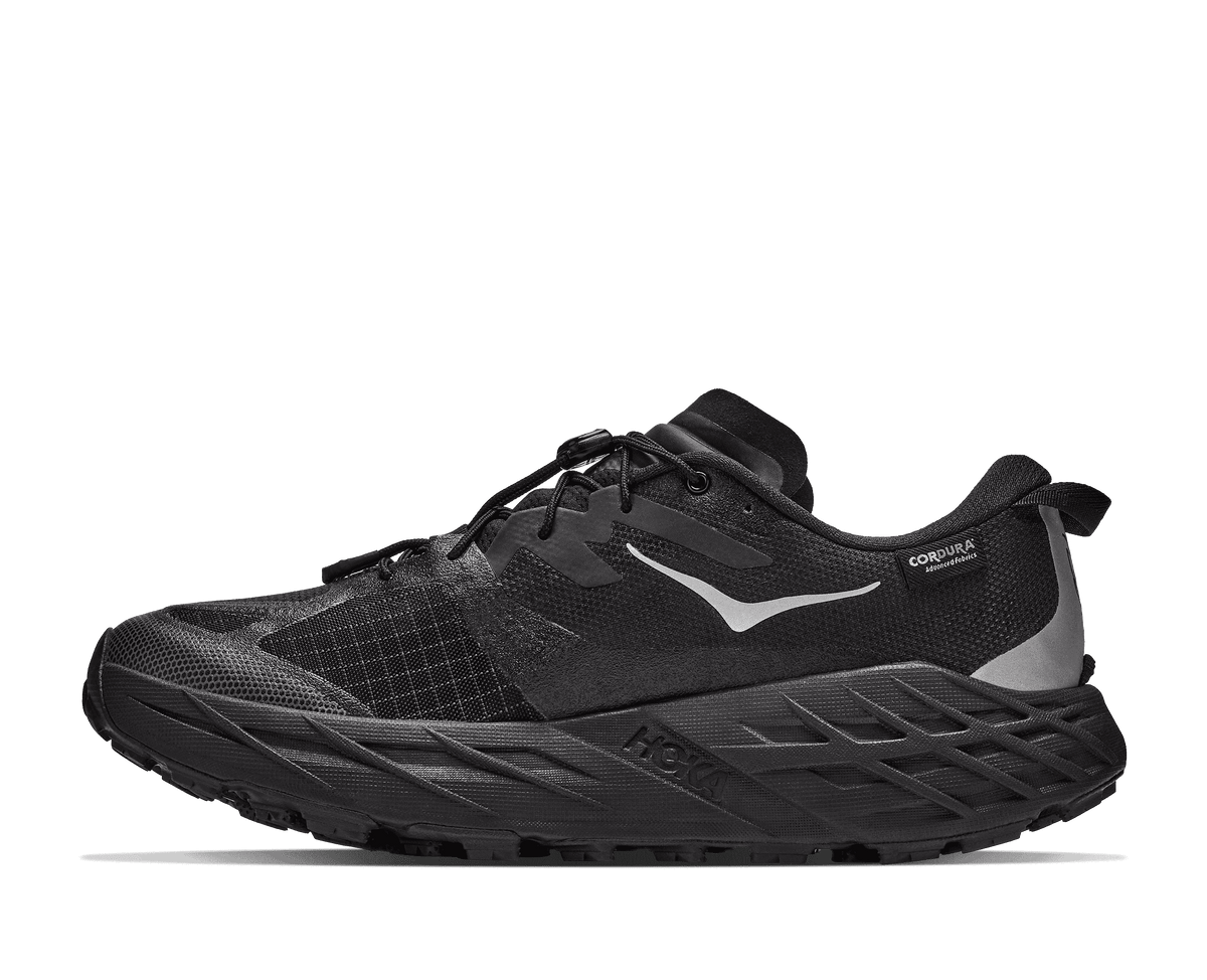 HOKA Men's Speedgoat 7 - BLACK / CARBON BLACK (Wide)