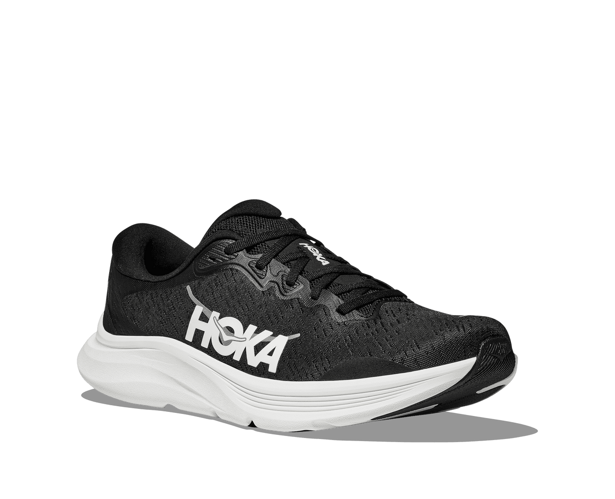 HOKA Men's Solimar 2 - BLACK / WHITE (Wide)