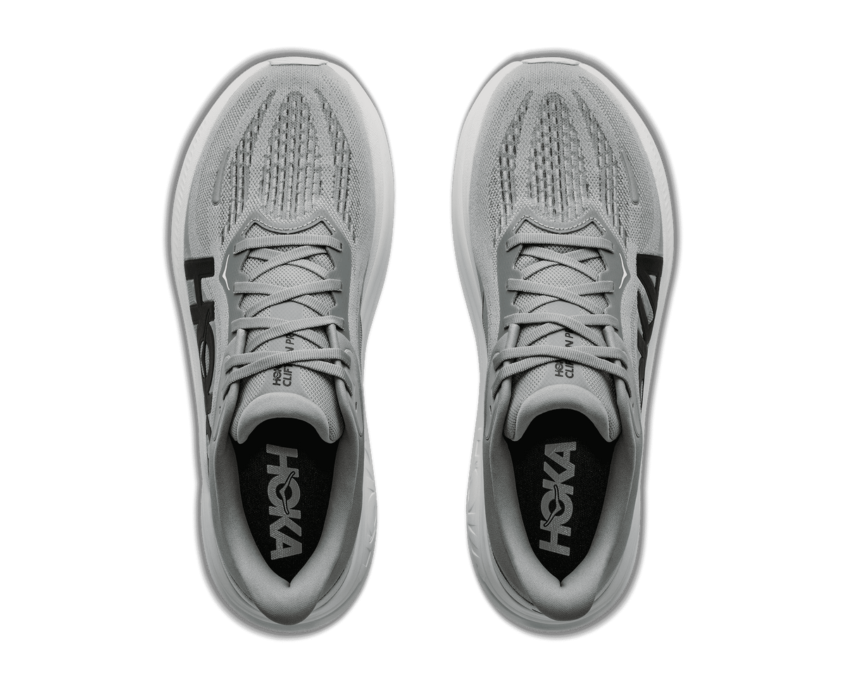HOKA Men's Clifton Pro - STELLAR GREY / GALACTIC GREY (Wide)