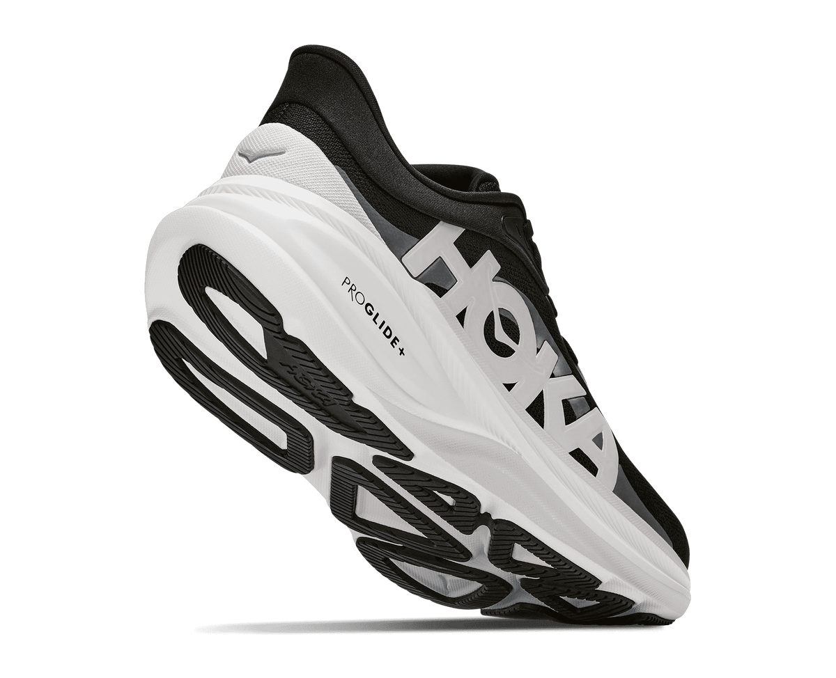 HOKA Women's Clifton Pro - BLACK / COSMIC GREY (Wide)