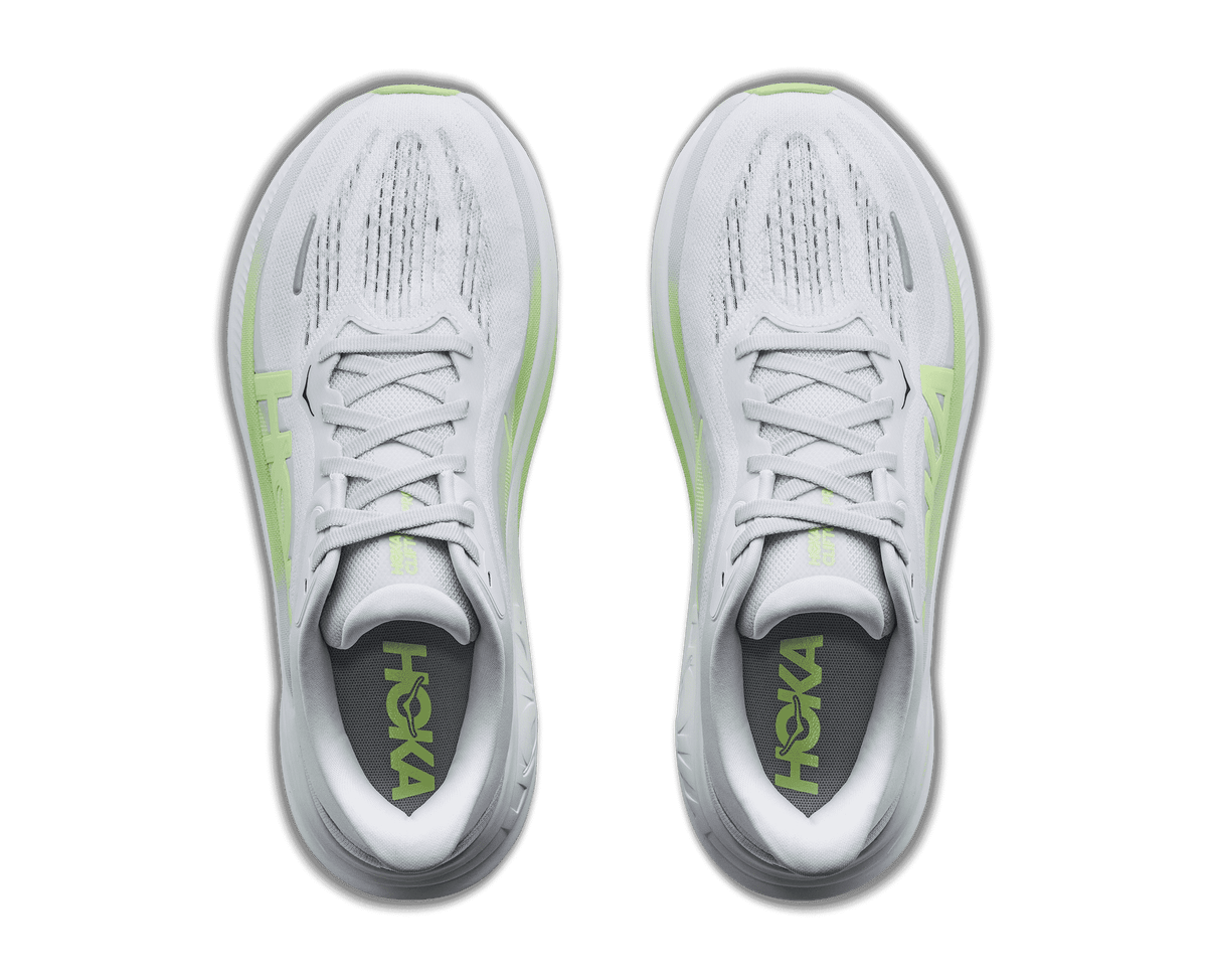 HOKA Women's Clifton Pro - COSMIC GREY / NEON YUZU (Wide)