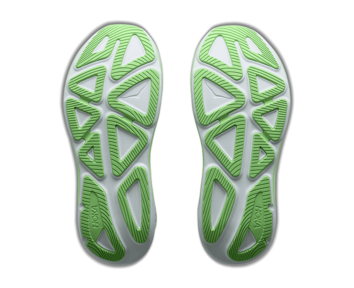 HOKA Women's Clifton Pro - COSMIC GREY / NEON YUZU (Wide)
