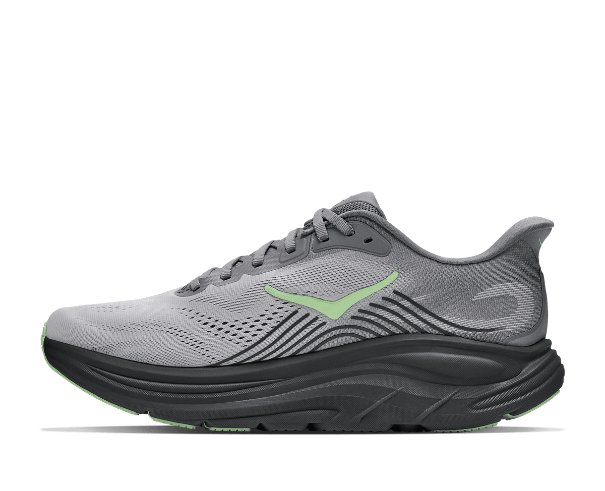 HOKA Men's Clifton 11 - GALACTIC GREY / STARDUST (Wide)