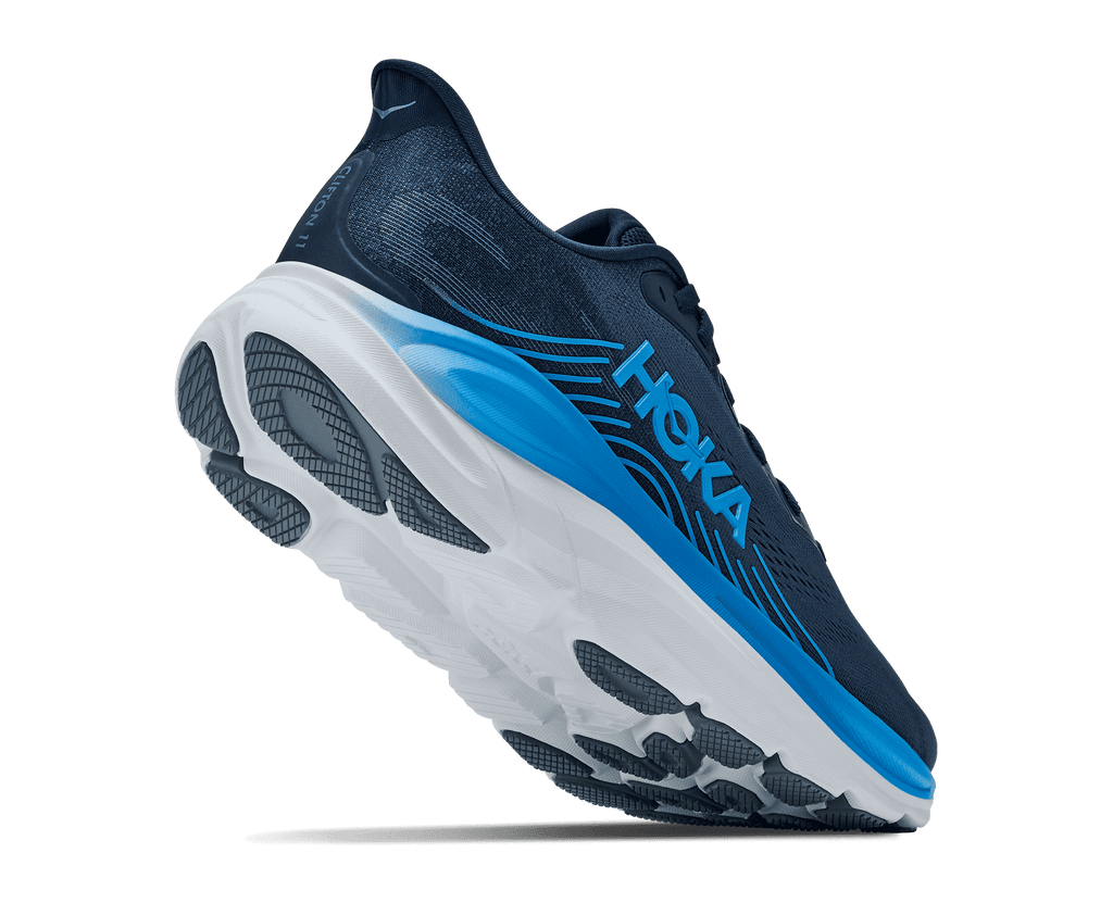 HOKA Men's Clifton 11 - VARSITY NAVY / FADED NAVY (Wide)