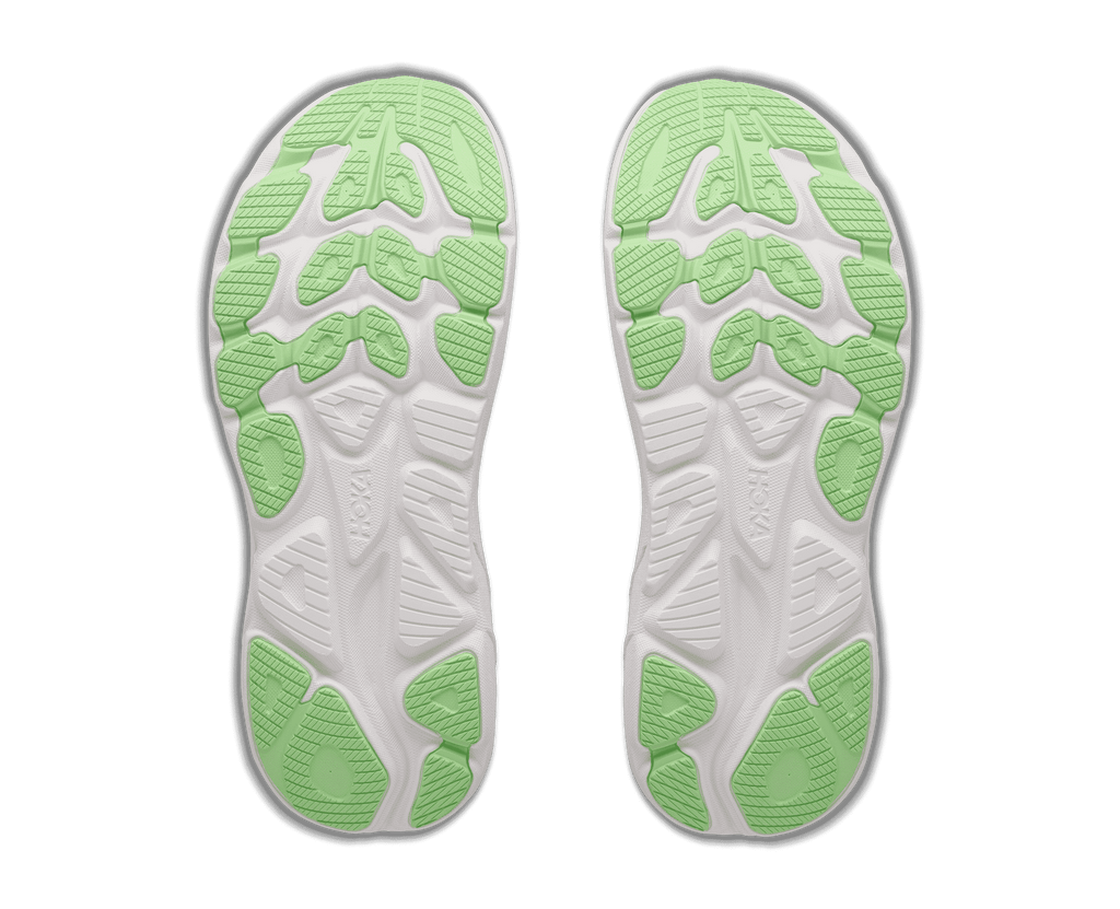 HOKA Women's Clifton 11 - FROST / NEON YUZU (Extra Wide)