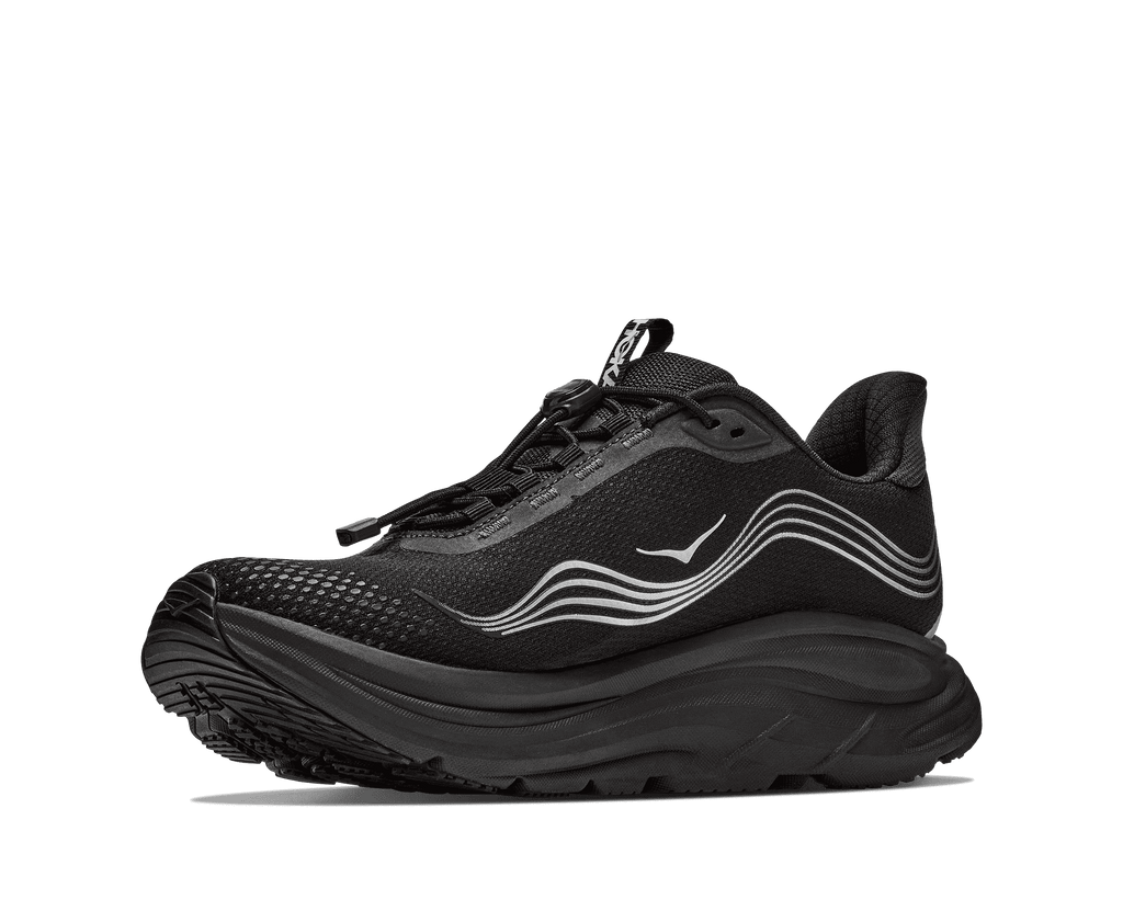 HOKA Women's Clifton 11 GTX - BLACK / BLACK (Wide)