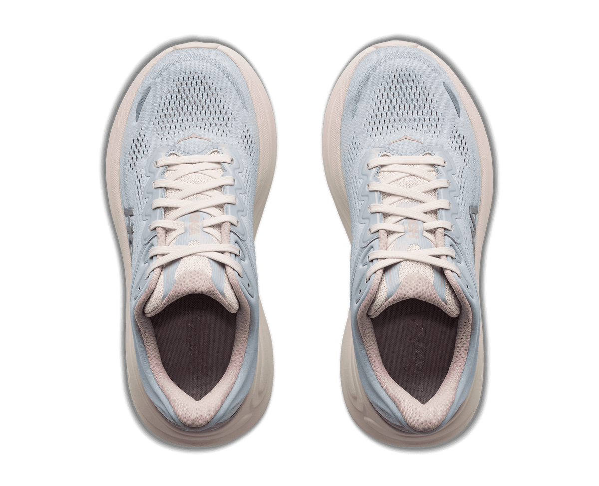 HOKA Women's Bondi 9 - ALABASTER / MINERAL BLUE