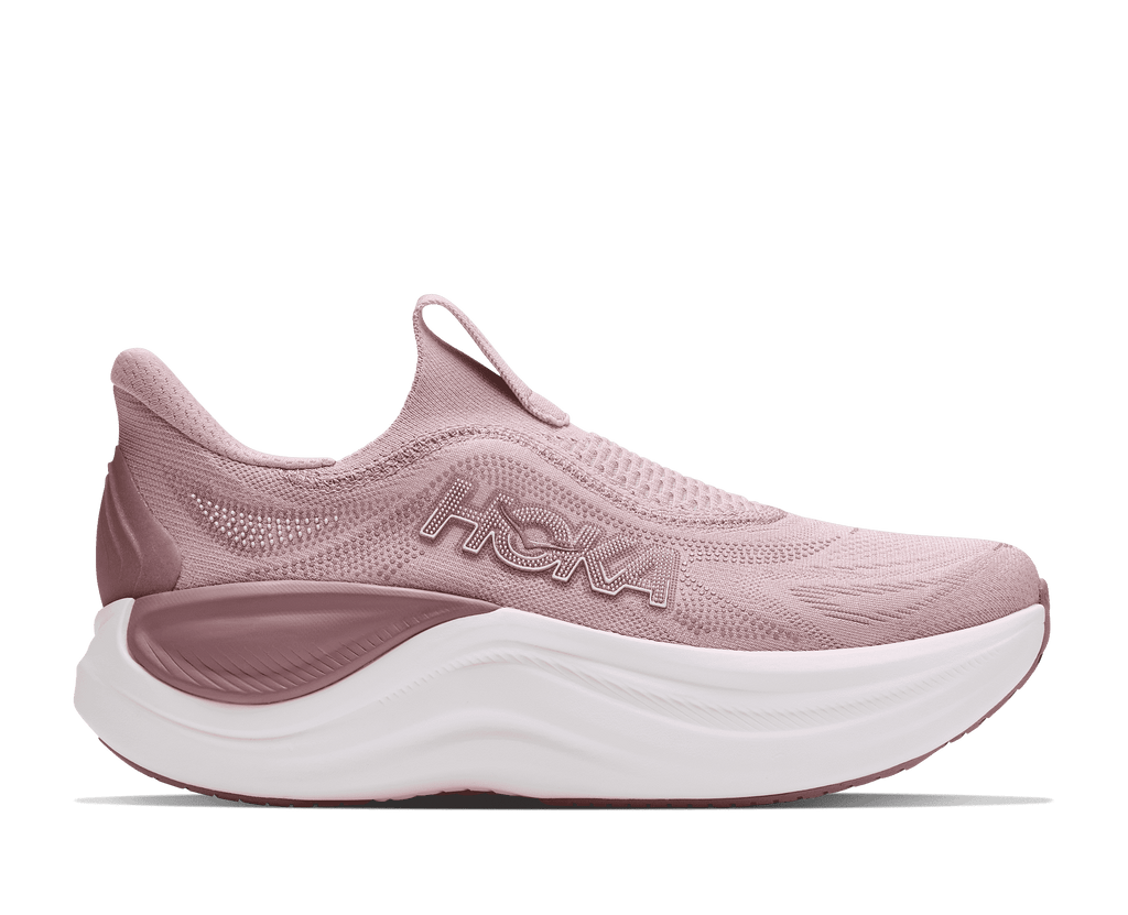 HOKA Women's Skyward Laceless - PINK OPAL / ALABASTER
