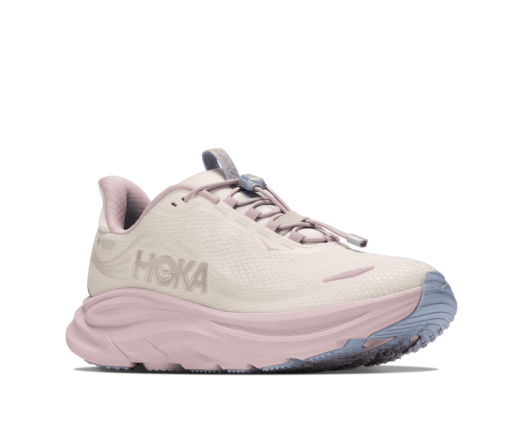 HOKA Women's Clifton 11 GTX Glm - ALABASTER / PINK OPAL