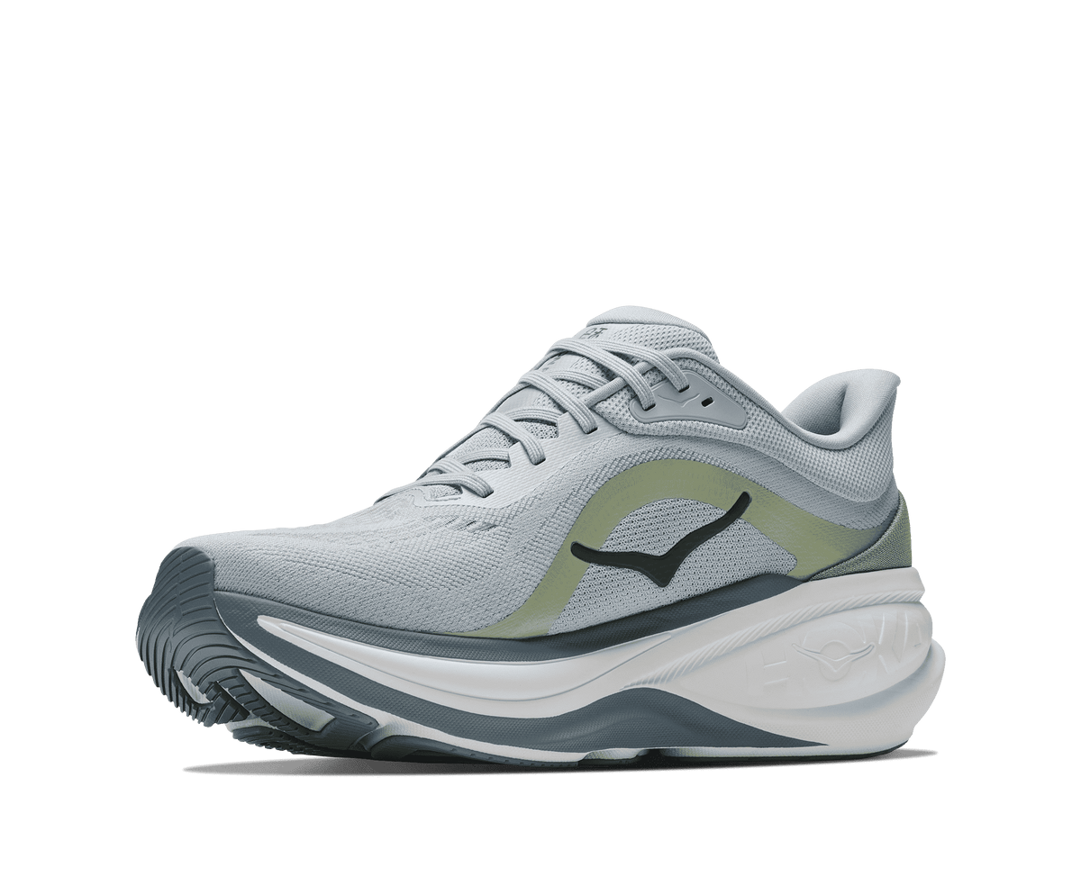 HOKA Men's Clifton Pro Glm - MINERAL BLUE / SPROUTED GREEN (Wide)